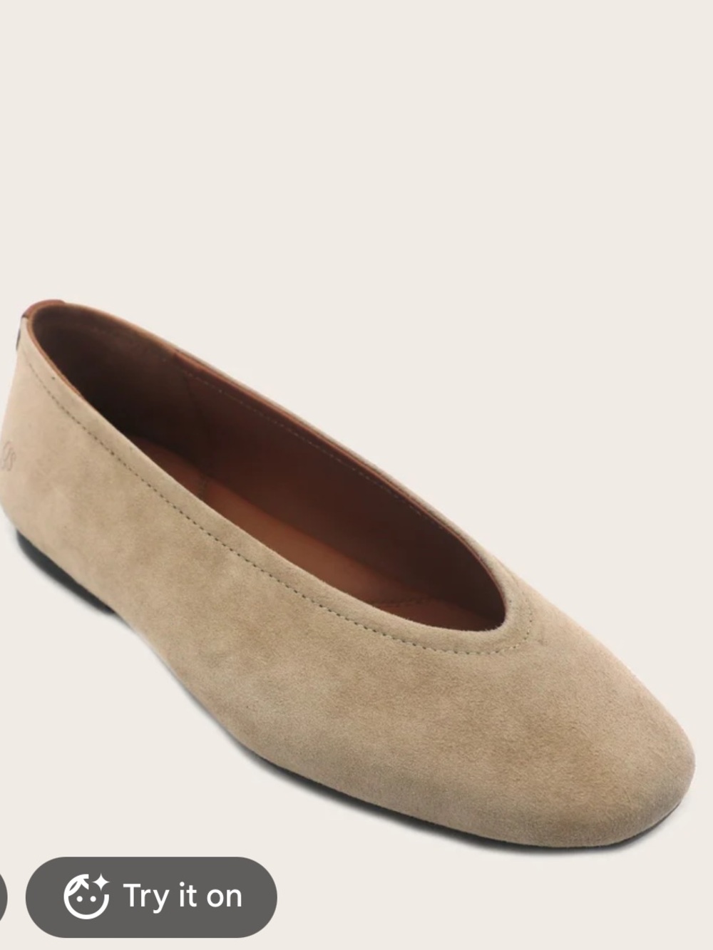 BRAND NEW IN BOX Gentle Souls Neutral Mushroom Suede Willow Flat